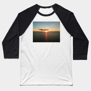 Islay sunset print Bowmore Baseball T-Shirt